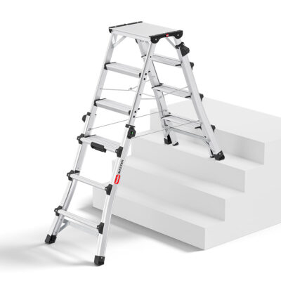 Hailo Master DTL100 Double-Sided Telescopic Step Ladder